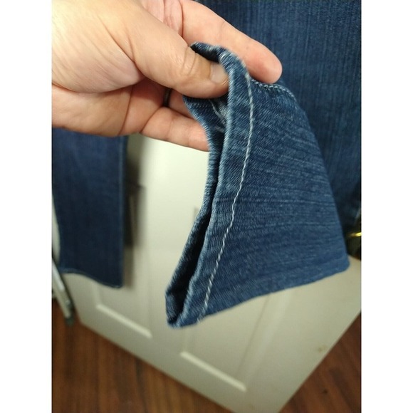 Hipstar Medium Wash Denim 5 Pocket Straight Leg Jeans Size 16 - Picture 7 of 14